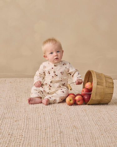 Pocketed Woven Jumpsuit || Apples by Quincy Mae