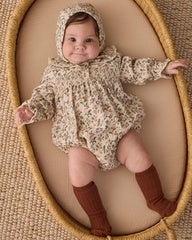 Callie Romper || Holiday Floral by Quincy Mae