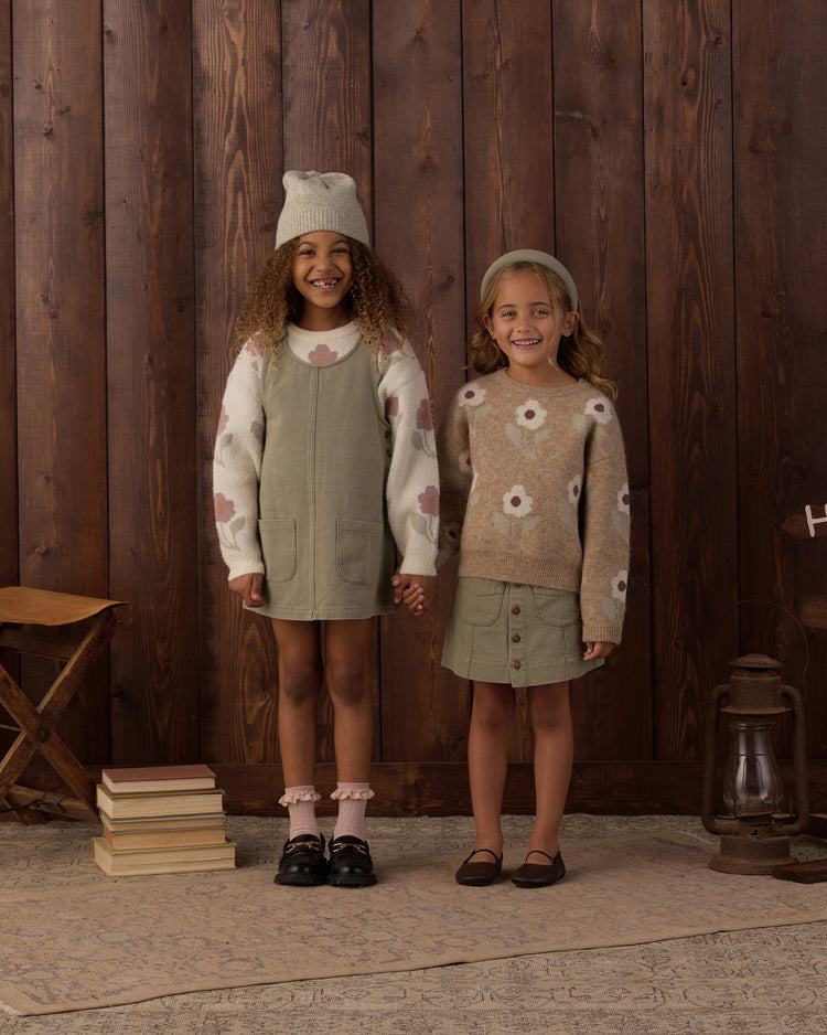 Aspen Sweater || Ivory Flower by Rylee + Cru