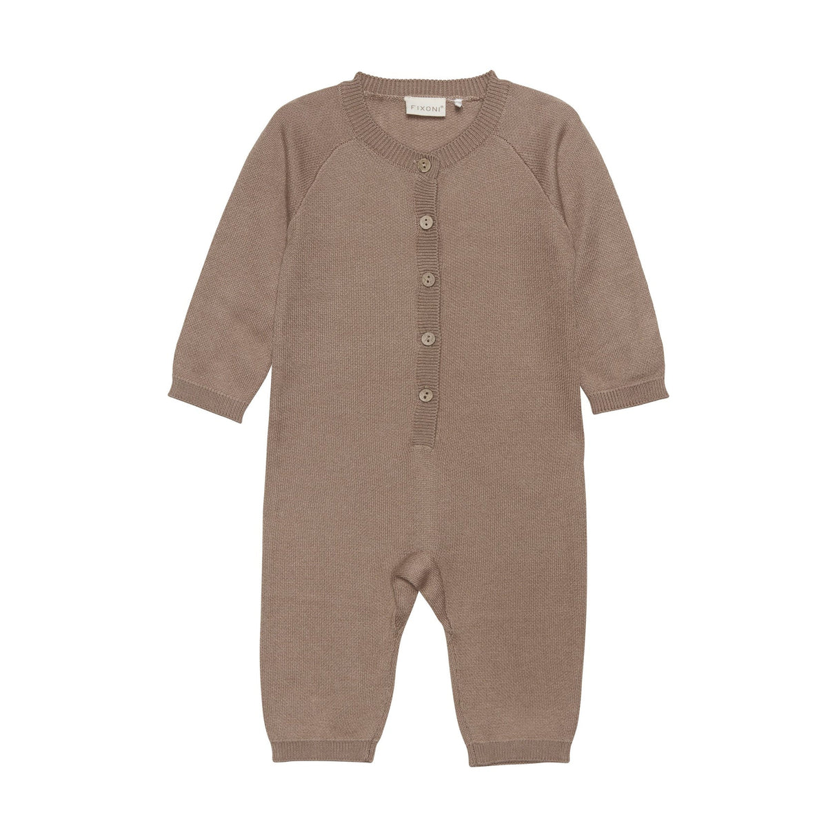 Knit Romper in Affogat by Fixoni