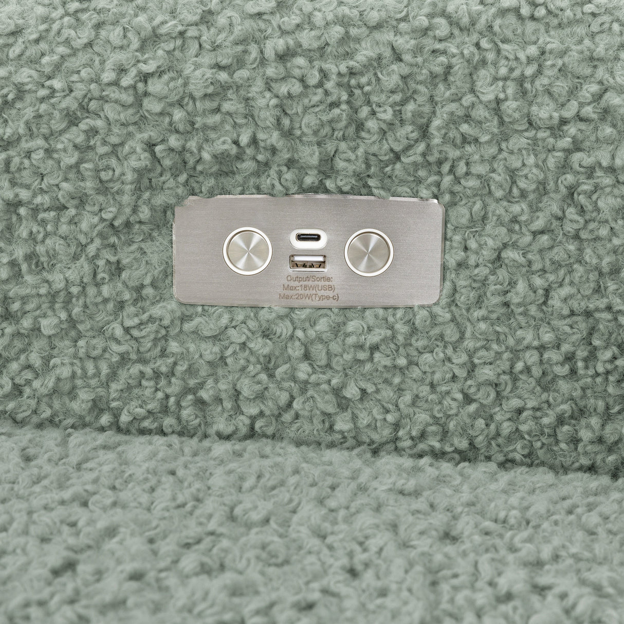 Babyletto Kiwi Electronic Recliner and Swivel Glider with USB port