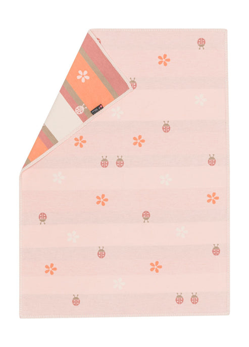 Lena Baby Blanket- Rose Ladybugs by Indigo 11