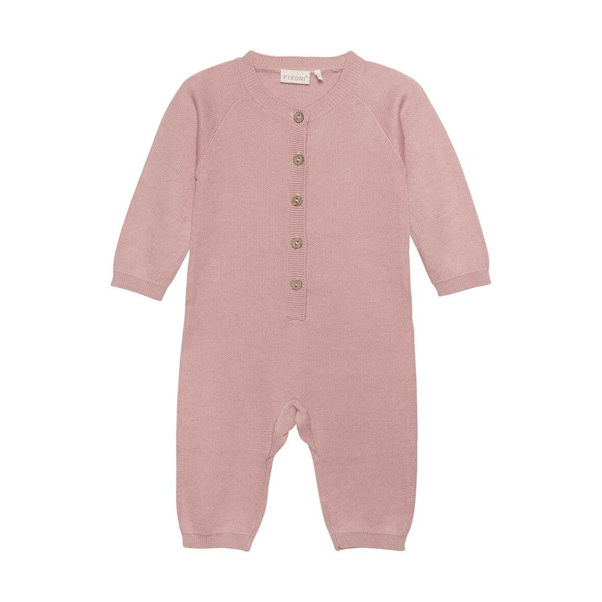 Knit Romper in Misty Rose by Fixoni