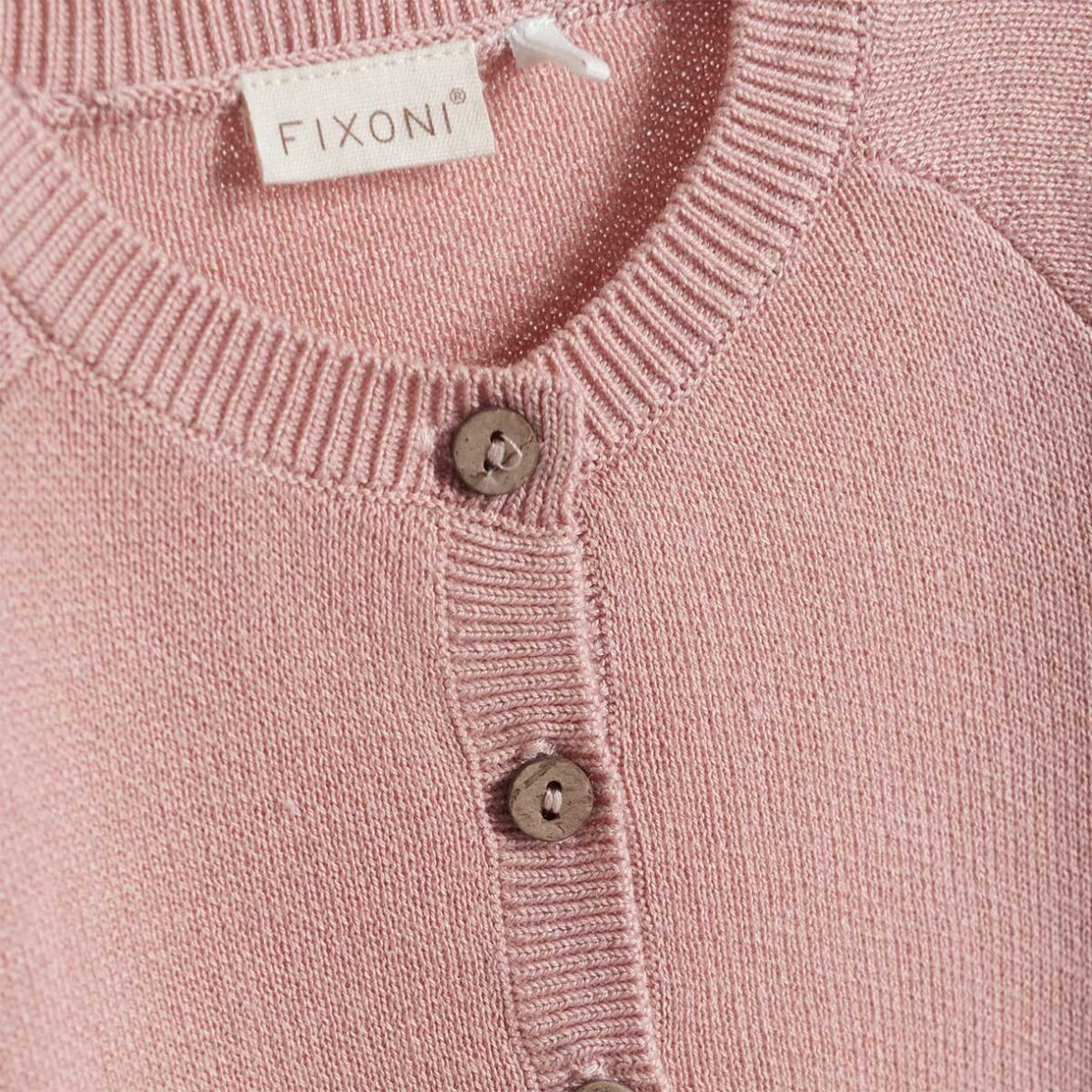 Knit Romper in Misty Rose by Fixoni