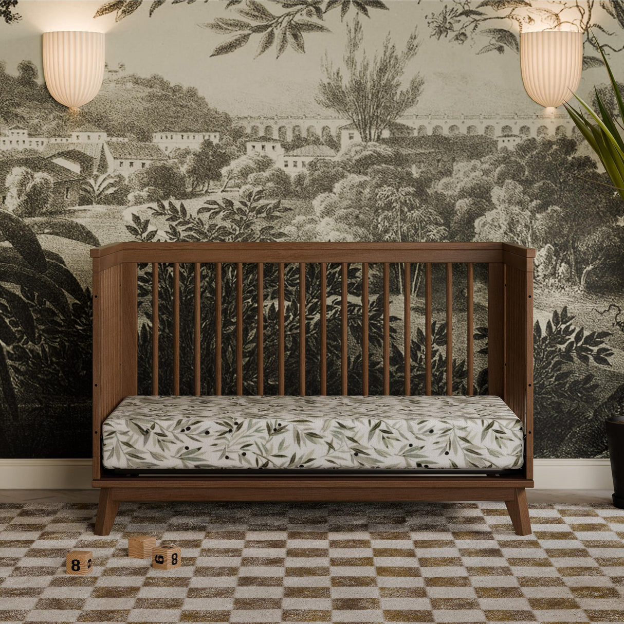 Babyletto Scoot 3-in-1 Convertible Crib with Toddler Bed Conversion Kit