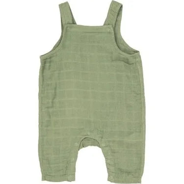 Overall in Oil Green Solid by Angel Dear