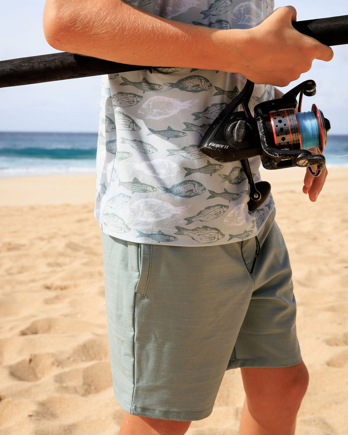 Buckle Up Hybrid Short- Mineral Green by Feather 4 Arrow