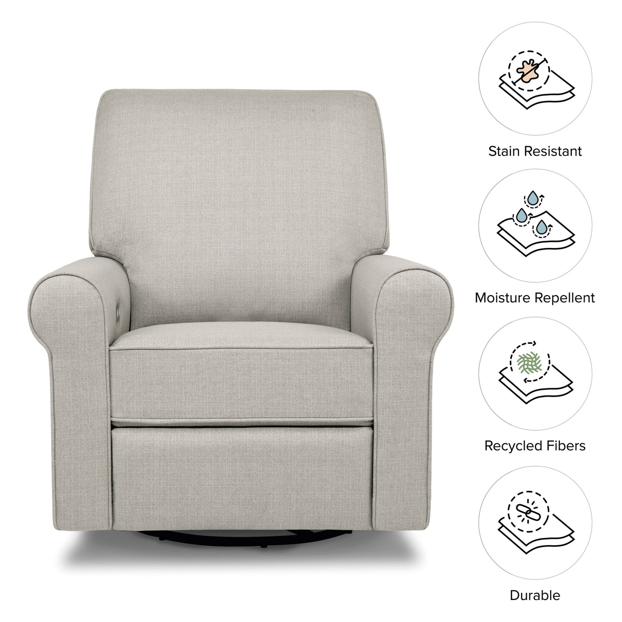 Monogram by Namesake Monroe Power Recliner and Swivel Glider