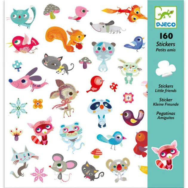 160 Sticker Set - Little Friends by Djeco