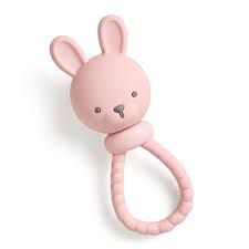 Sweetie Rattle™ Silicone Teether- Bunny by Itzy Ritzy