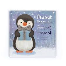 Peanut Penguin’s Perfect Present Book by Jellycat