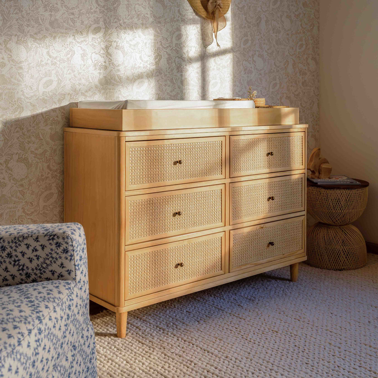Namesake Marin with Cane 6-Drawer Dresser