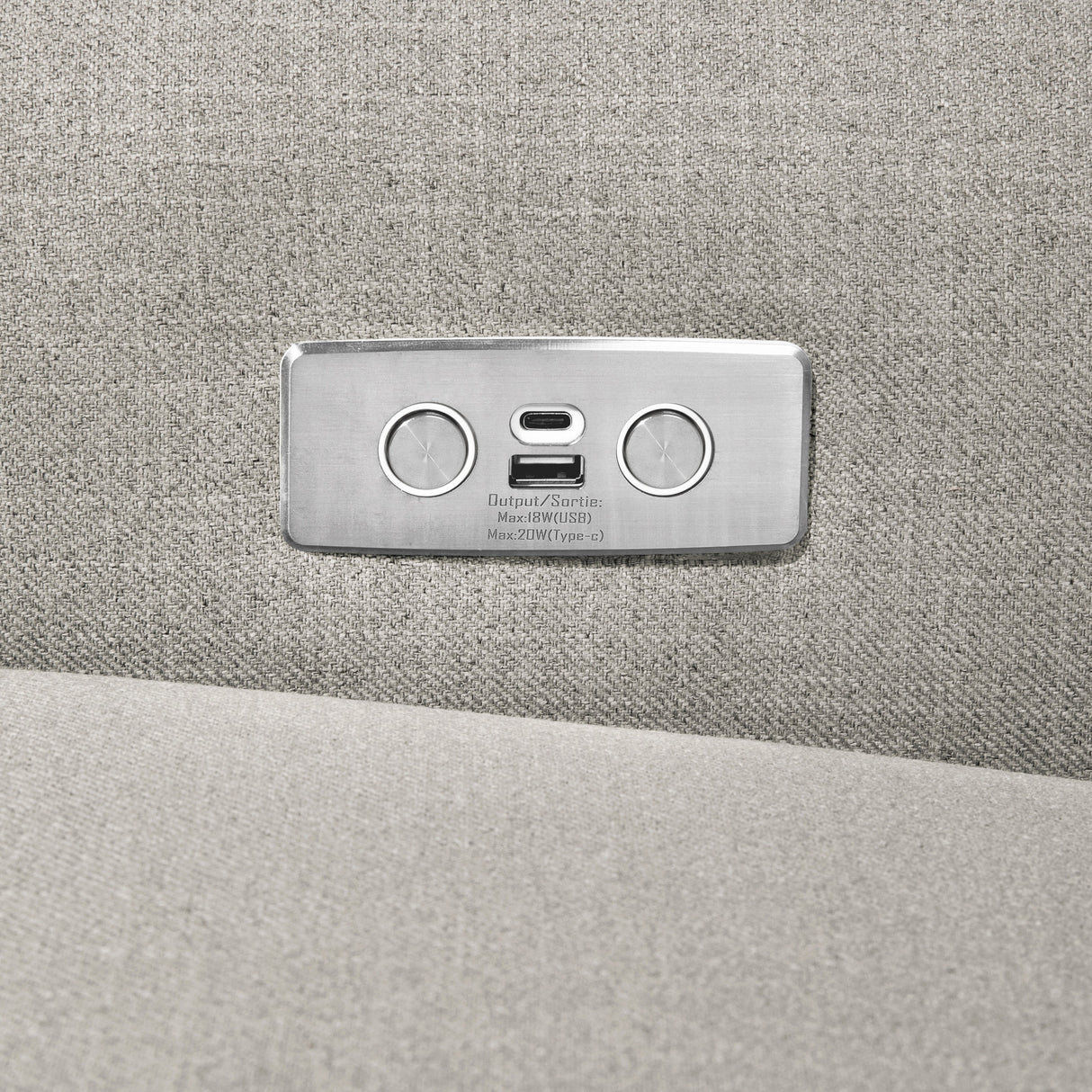 Monogram by Namesake Monroe Power Recliner and Swivel Glider