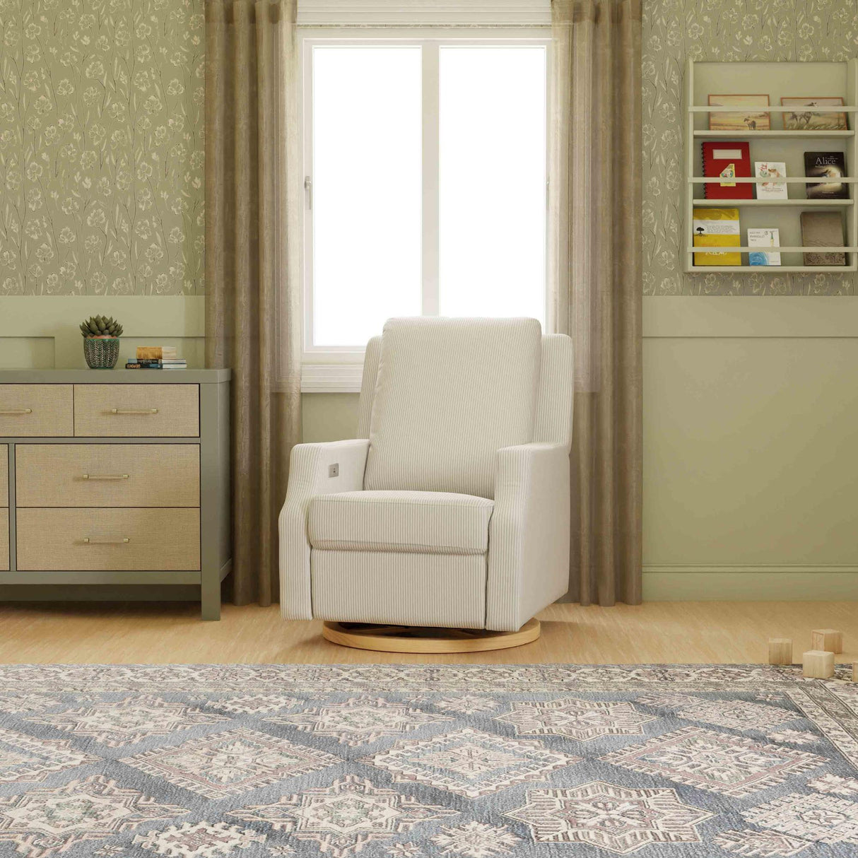 Namesake Crewe Electronic Recliner and Swivel Glider