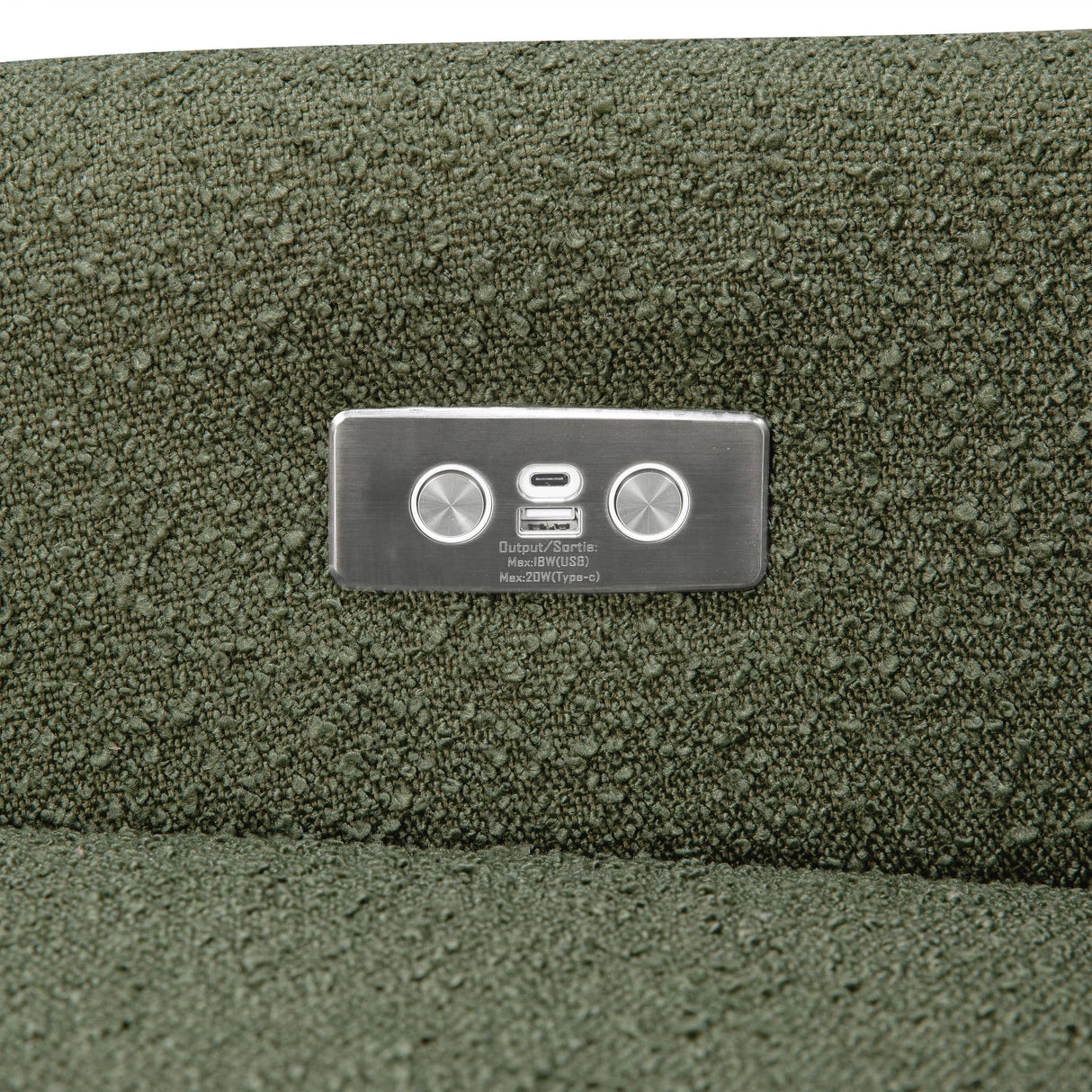 Babyletto Kiwi Electronic Recliner and Swivel Glider with USB port