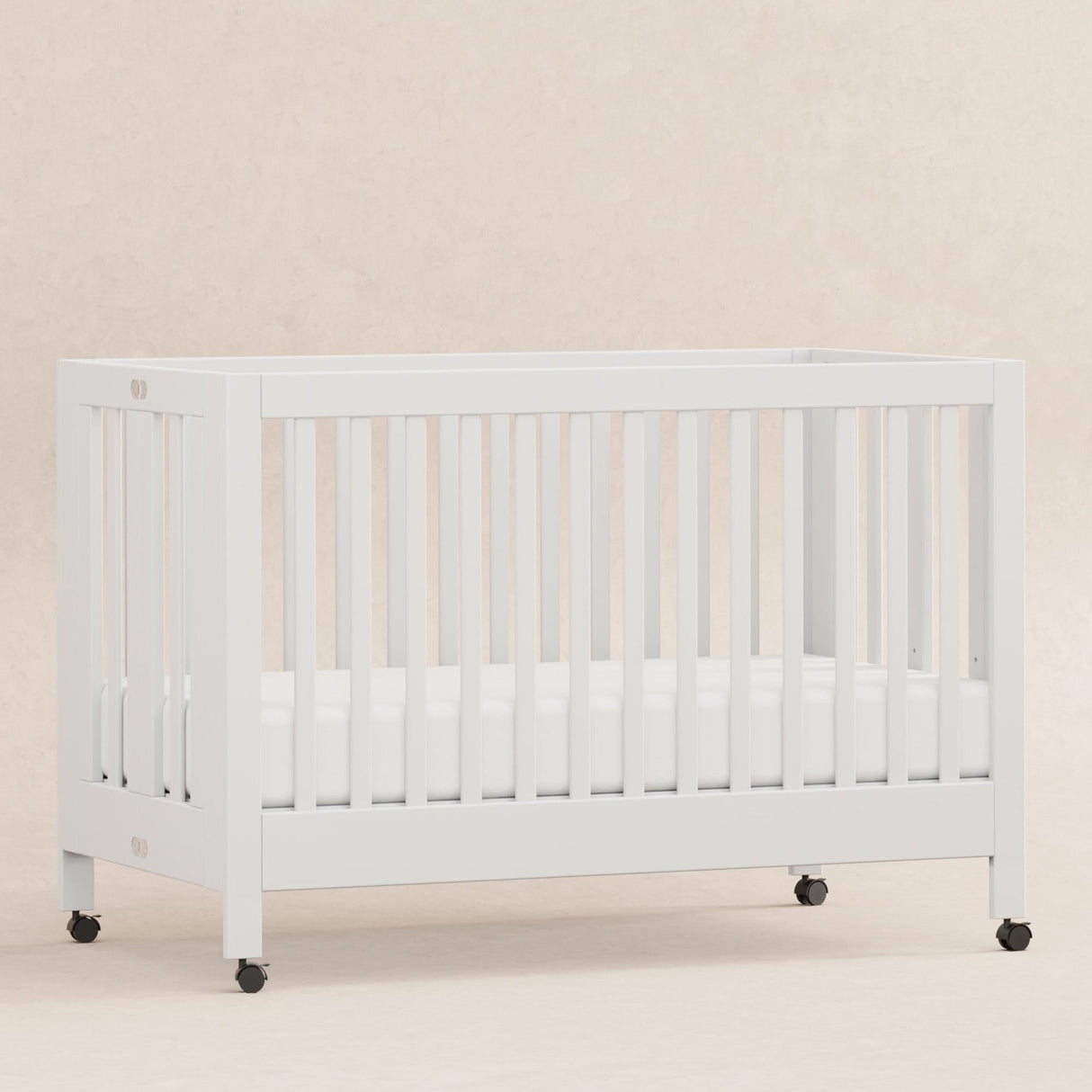 Babyletto Maki Portable Folding Crib with Toddler Bed Conversion Kit