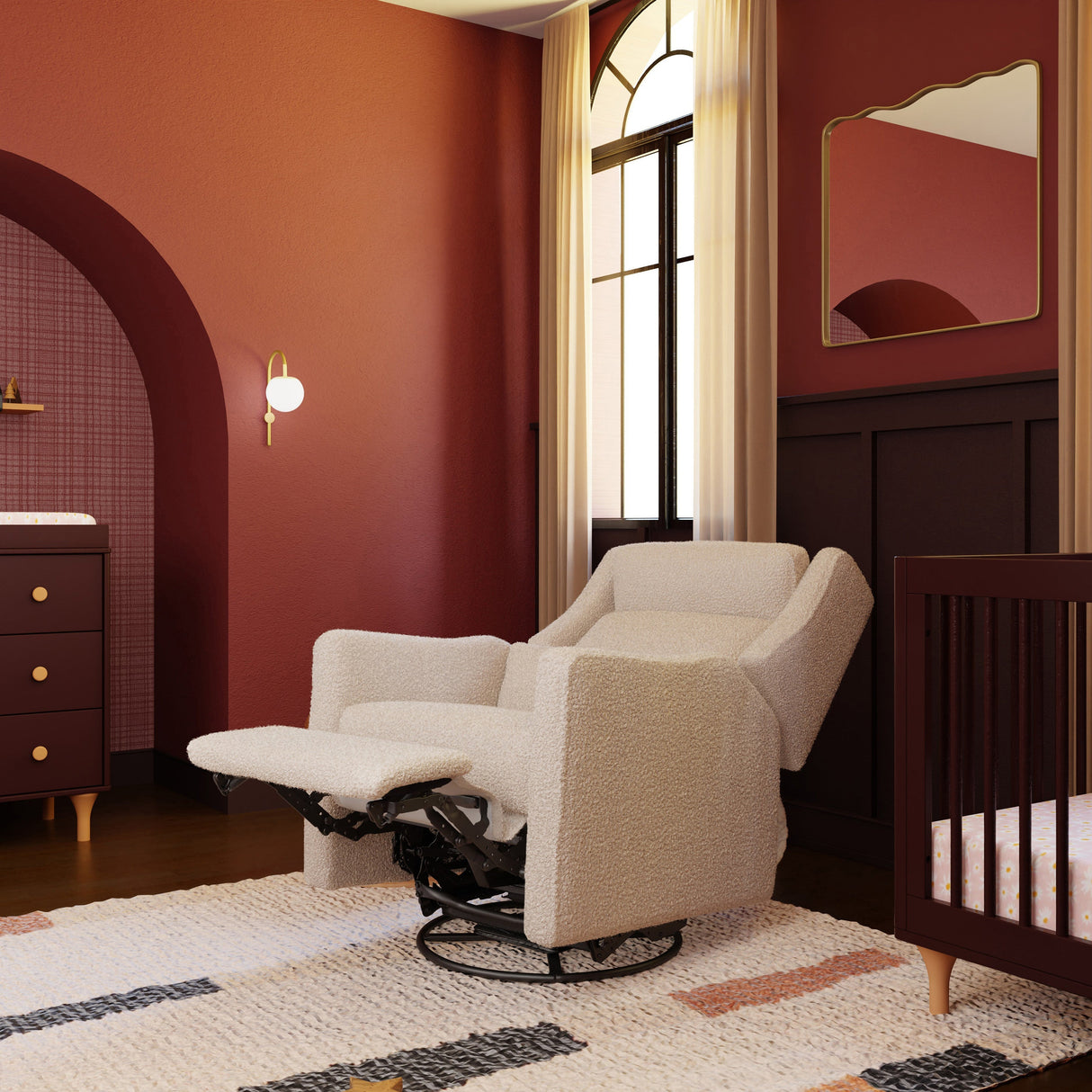 Babyletto Kiwi Plus Power Recliner and Swivel Glider with Power Adjustable Headrest and USB Port