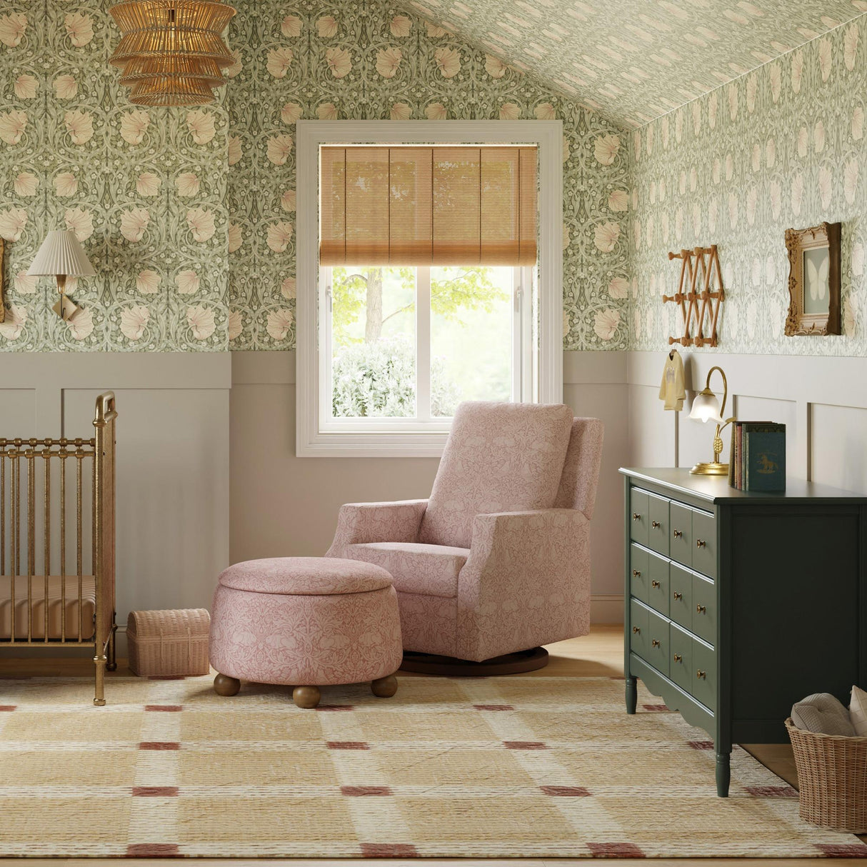 Morris & Co. x Namesake Tuffet Storage Ottoman