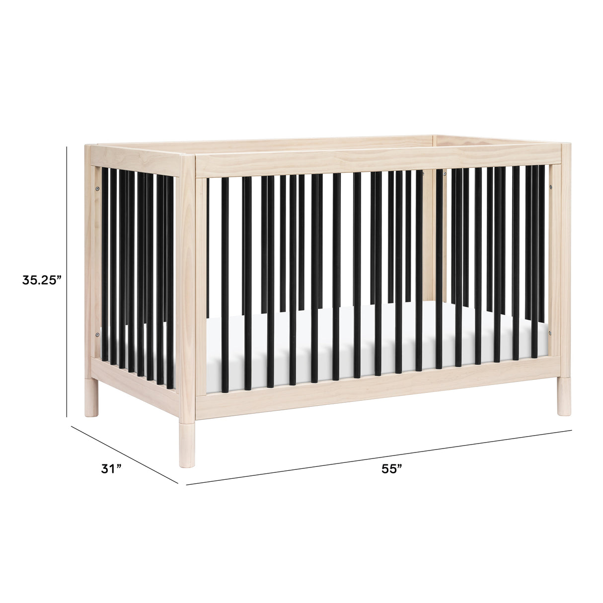 Babyletto Gelato 4-in-1 Convertible Crib with Toddler Bed Conversion Kit