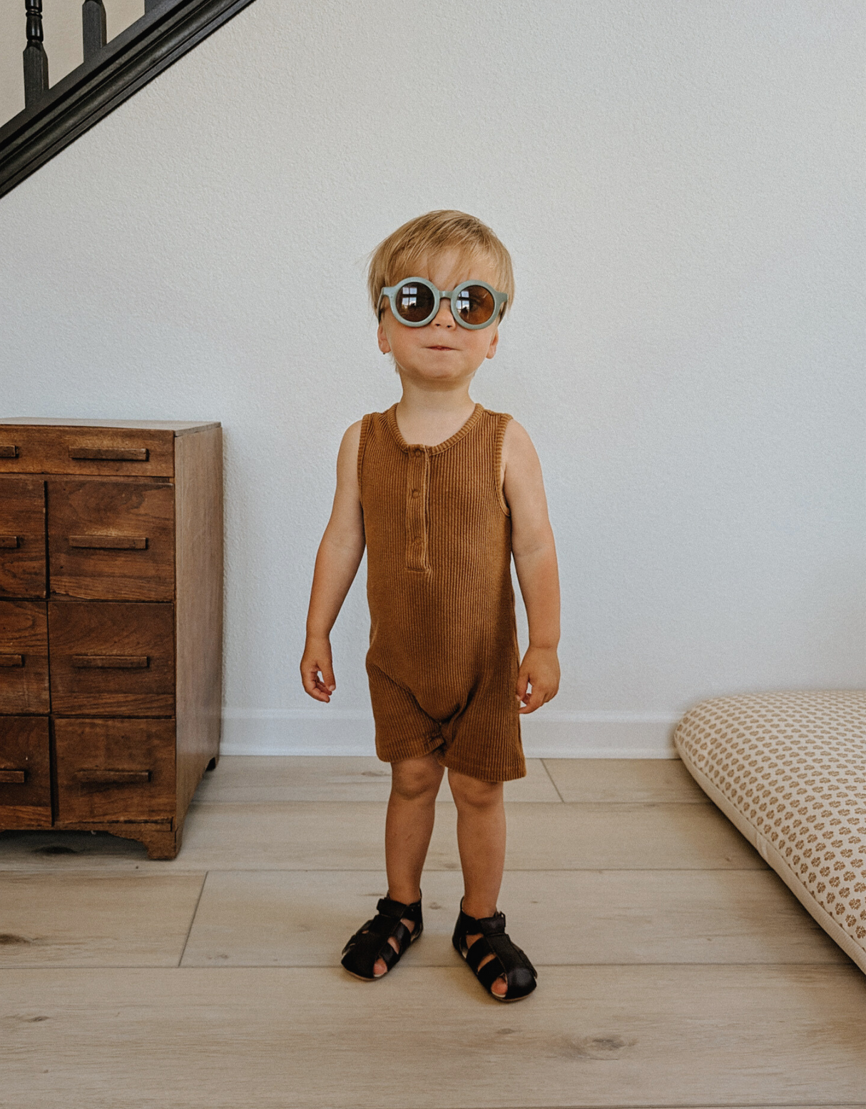 Matthew First Kicks Sandals- Navy by Robeez