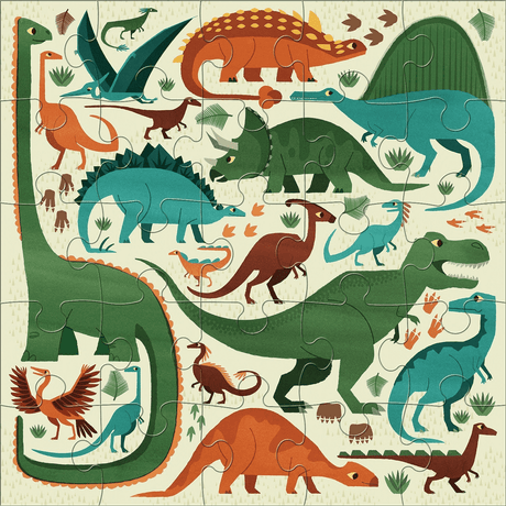 Mighty Dinosaurs Jumbo Puzzle by Mudpuppy