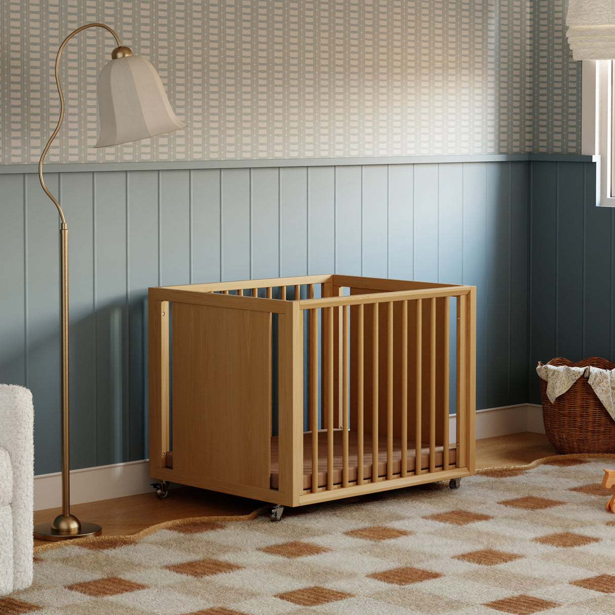 Babyletto Palma 8-in-1 Convertible All-Stages Crib with Bassinet & Toddler Bed Kits