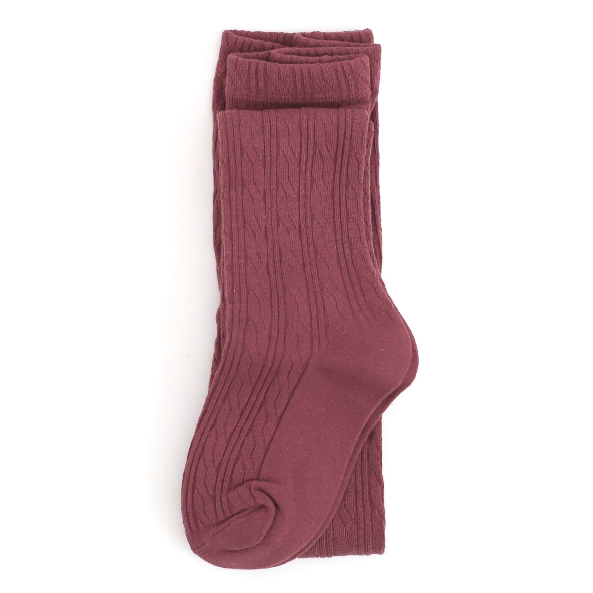 Mulberry Cable Knit Tights by Little Stocking Co.