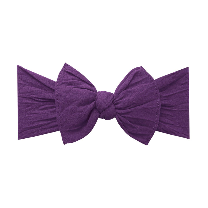 Knotted Bow - Plum by Baby Bling