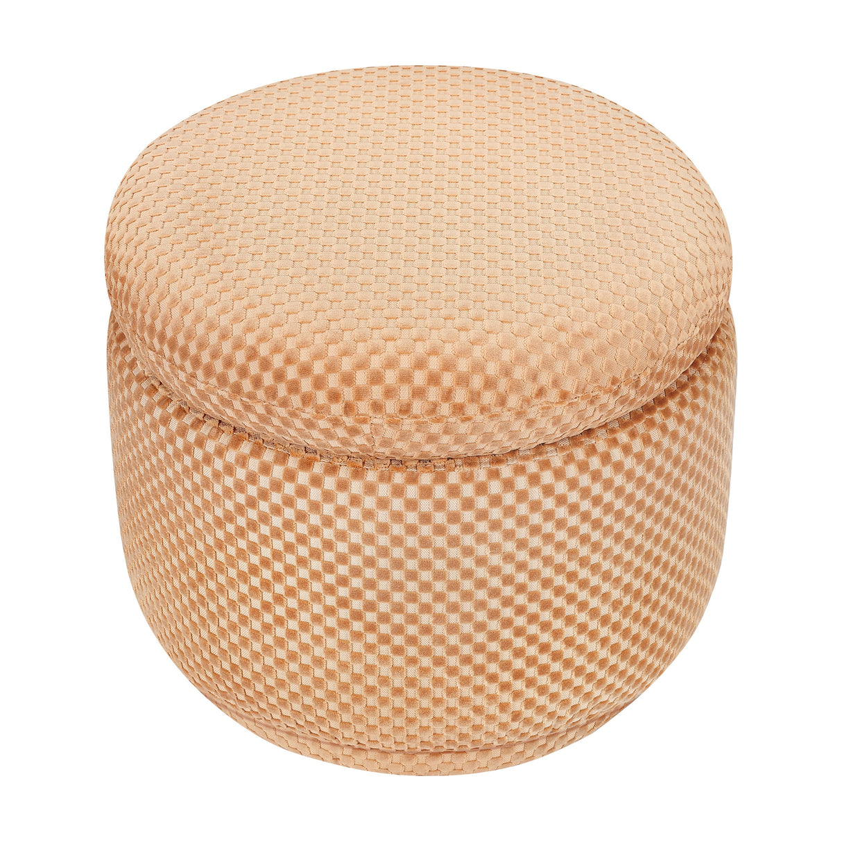 Babyletto Enoki Storage Ottoman in Velvet Checker