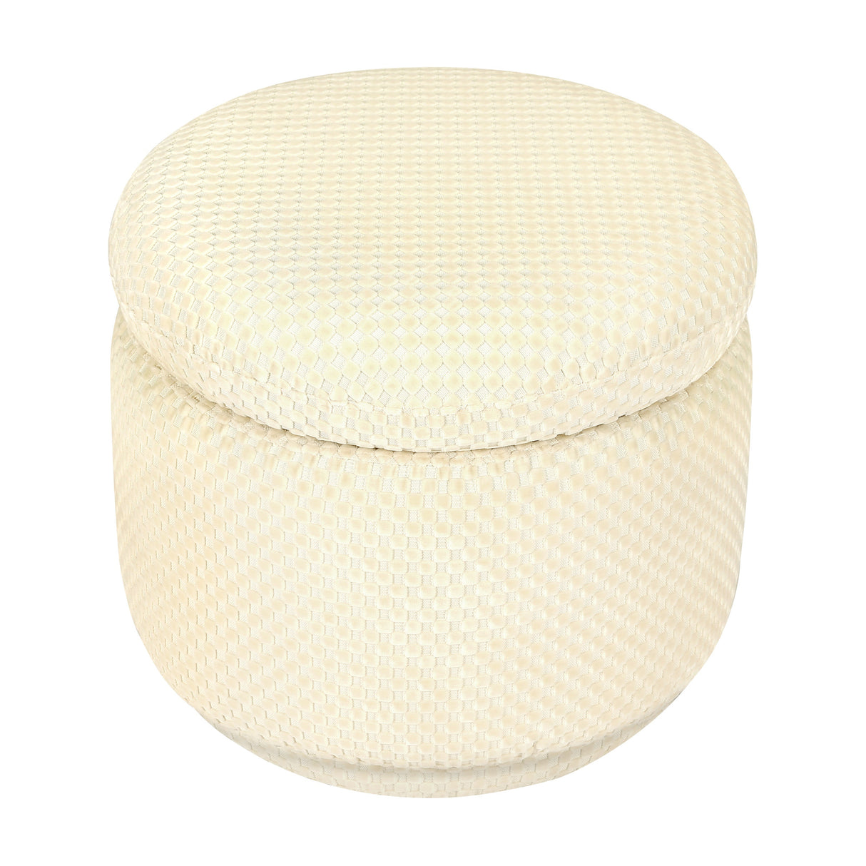 Babyletto Enoki Storage Ottoman in Velvet Checker