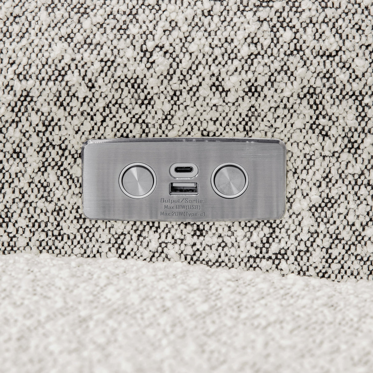 Monogram by Namesake Monroe Power Recliner and Swivel Glider in Boucle