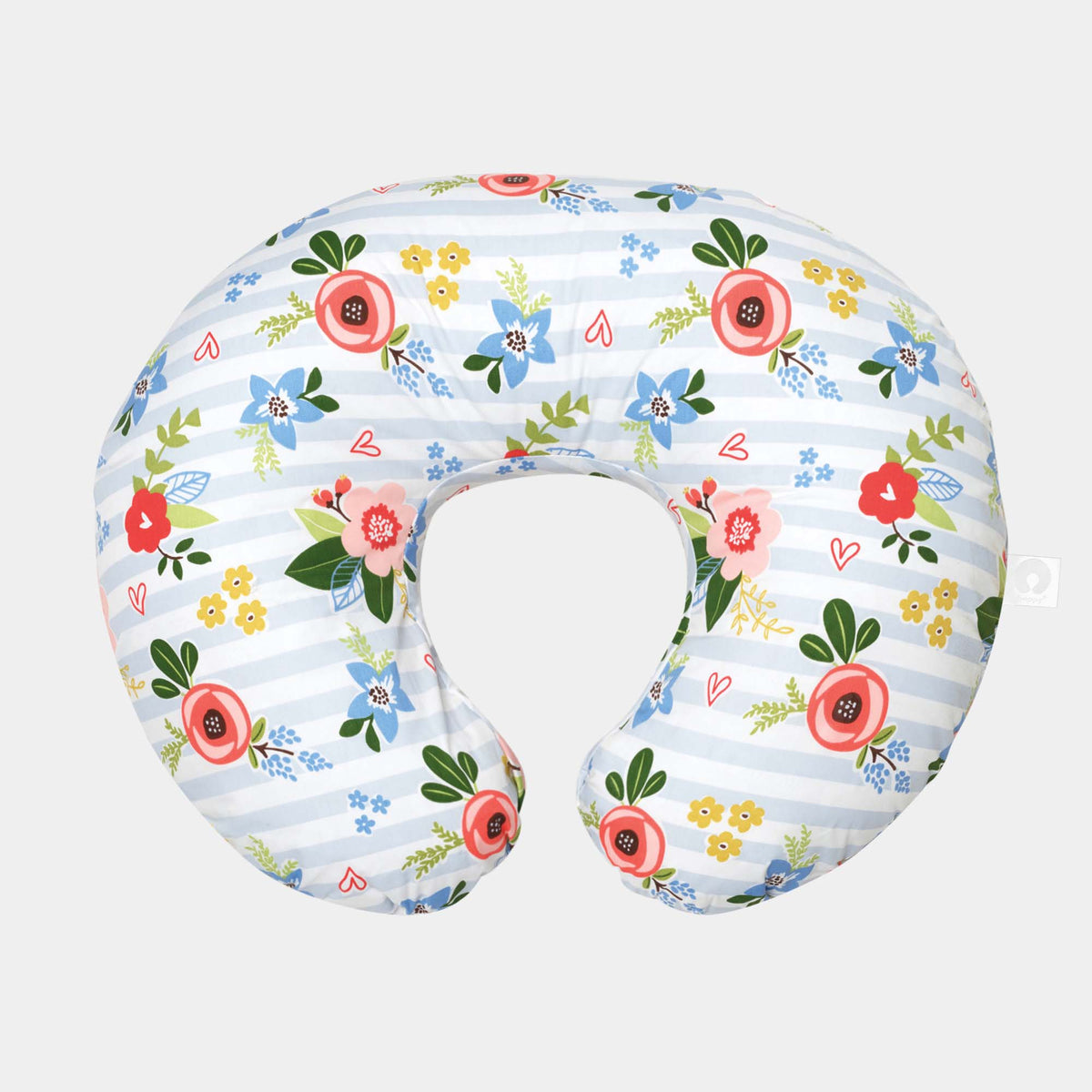 original support nursing pillow in blue/pink posey by boppy – Pi Baby  Boutique