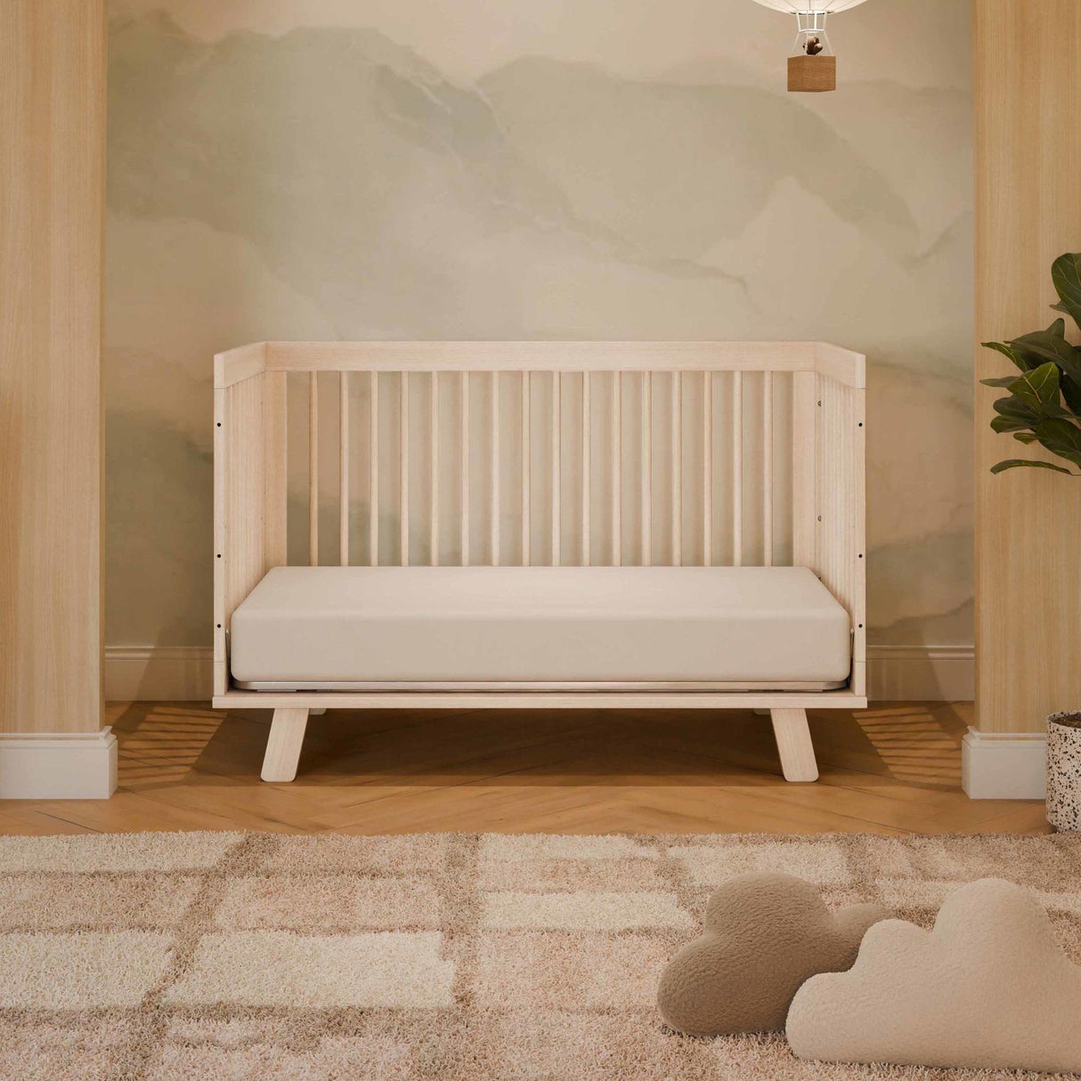 Babyletto Hudson 3-in-1 Convertible Crib with Toddler Bed Conversion Kit
