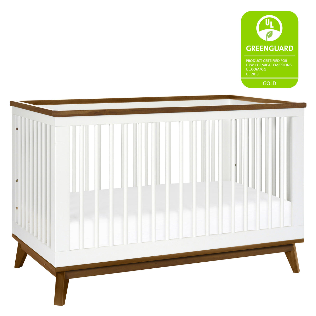 Babyletto Scoot 3-in-1 Convertible Crib with Toddler Bed Conversion Kit