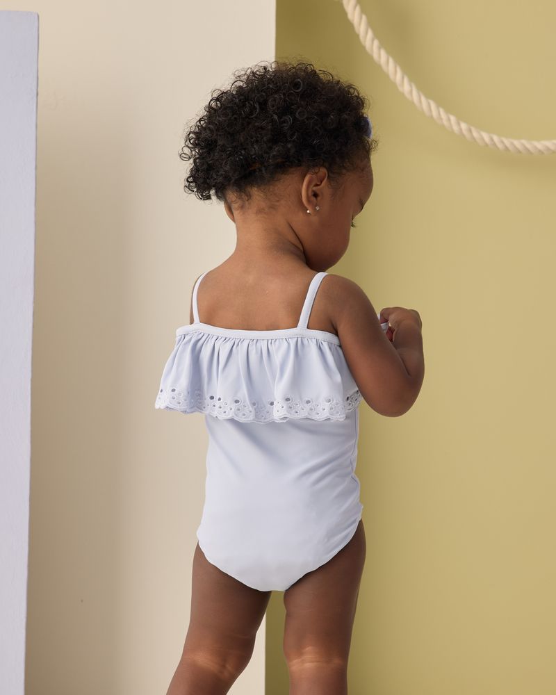 Off-The-Shoulder One-Piece || Periwinkle by Rylee + Cru