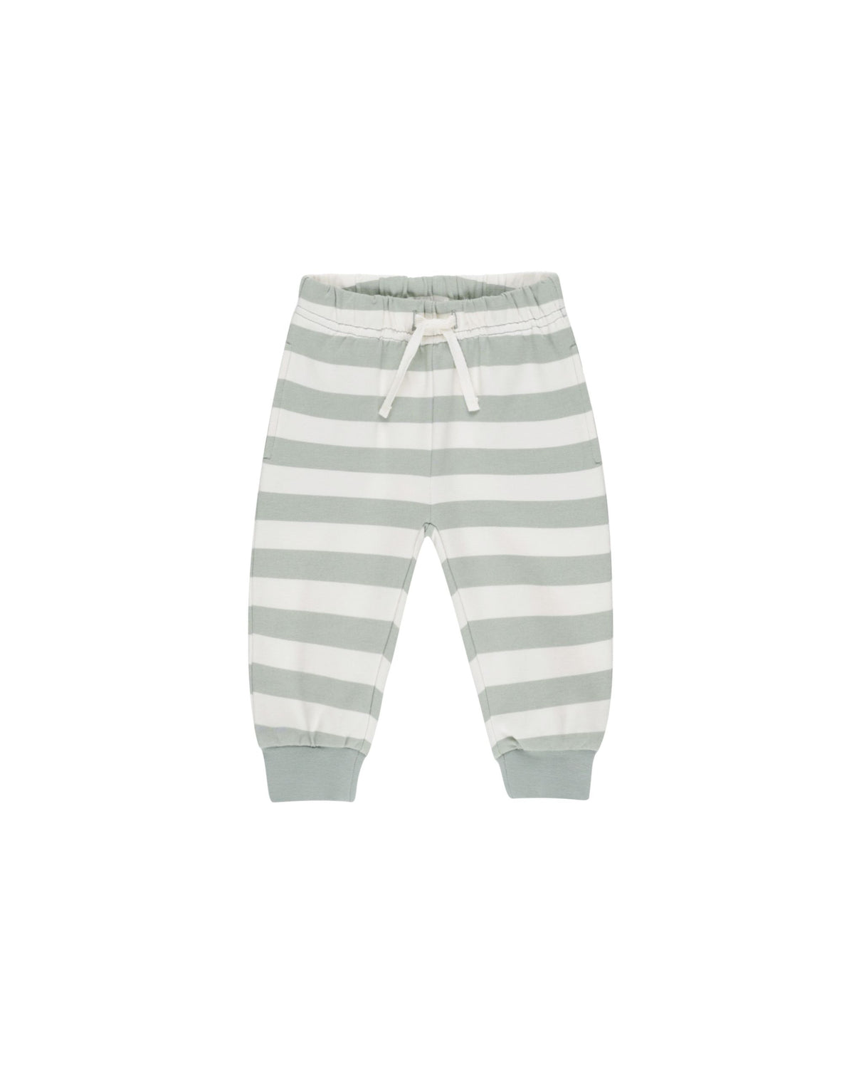 Relaxed Sweatpant || Sage Stripe by Quincy Mae