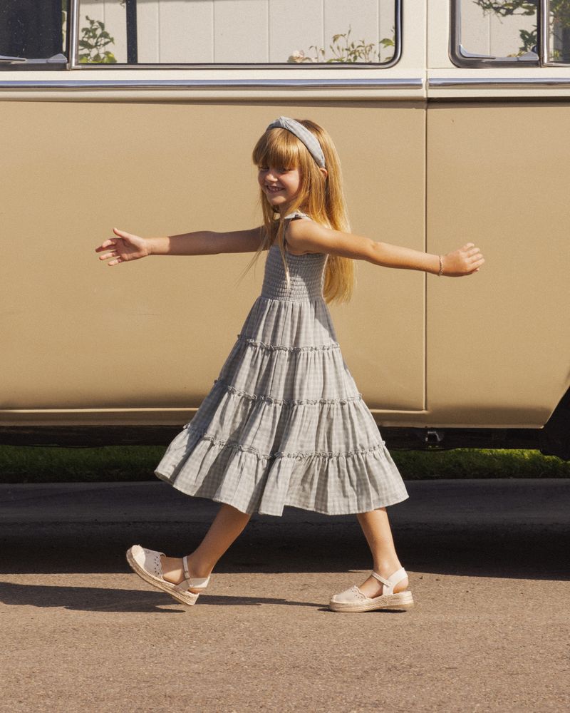 Taylor Dress || Green Gingham by Rylee + Cru