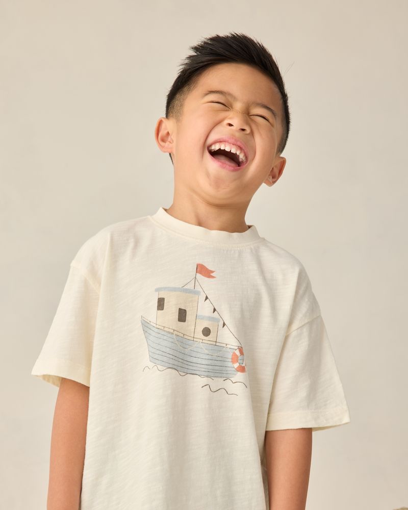 Relaxed Tee || Tug Boat by Rylee + Cru