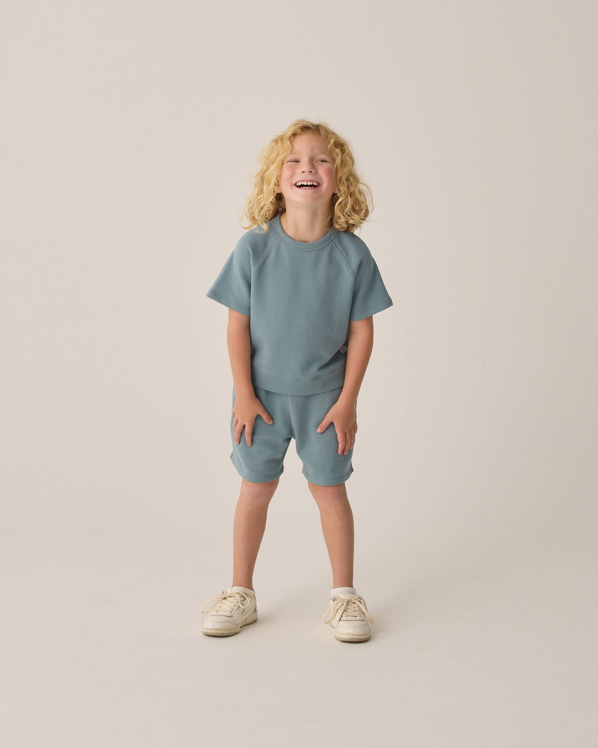 Short Sleeve Sweatshirt || Ocean by Rylee + Cru