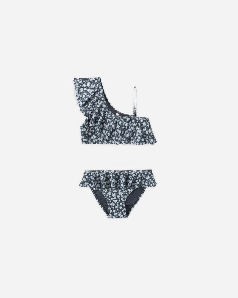 Skirted Bikini || Navy Floral by Rylee + Cru