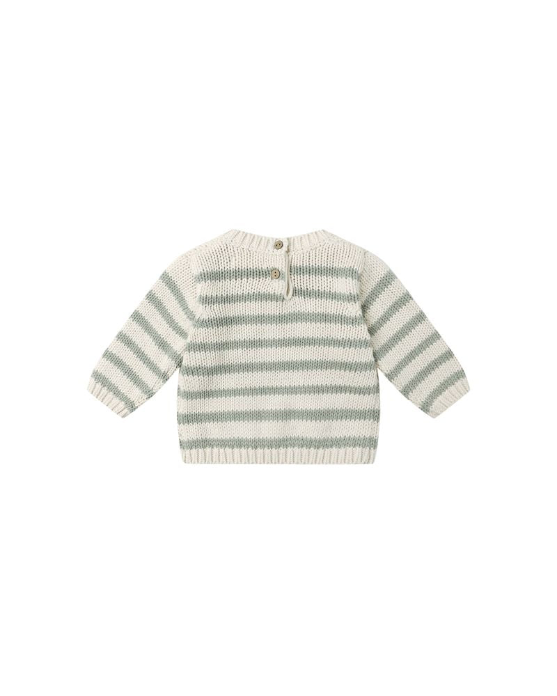Rex Sweater || Fern Stripe by Quincy Mae