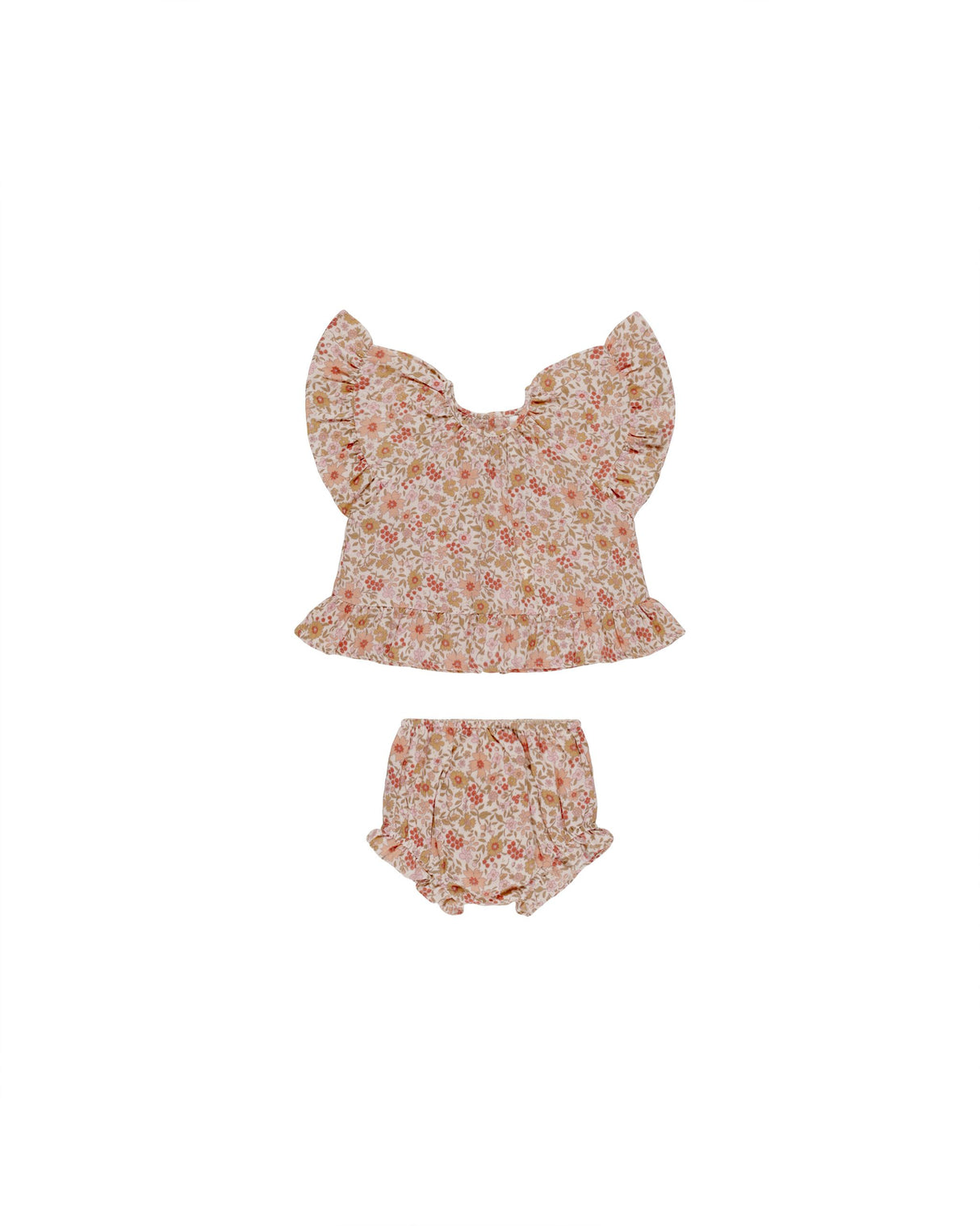 Butterfly Top + Bloomer Set || Pink Gardenia by Rylee + Cru