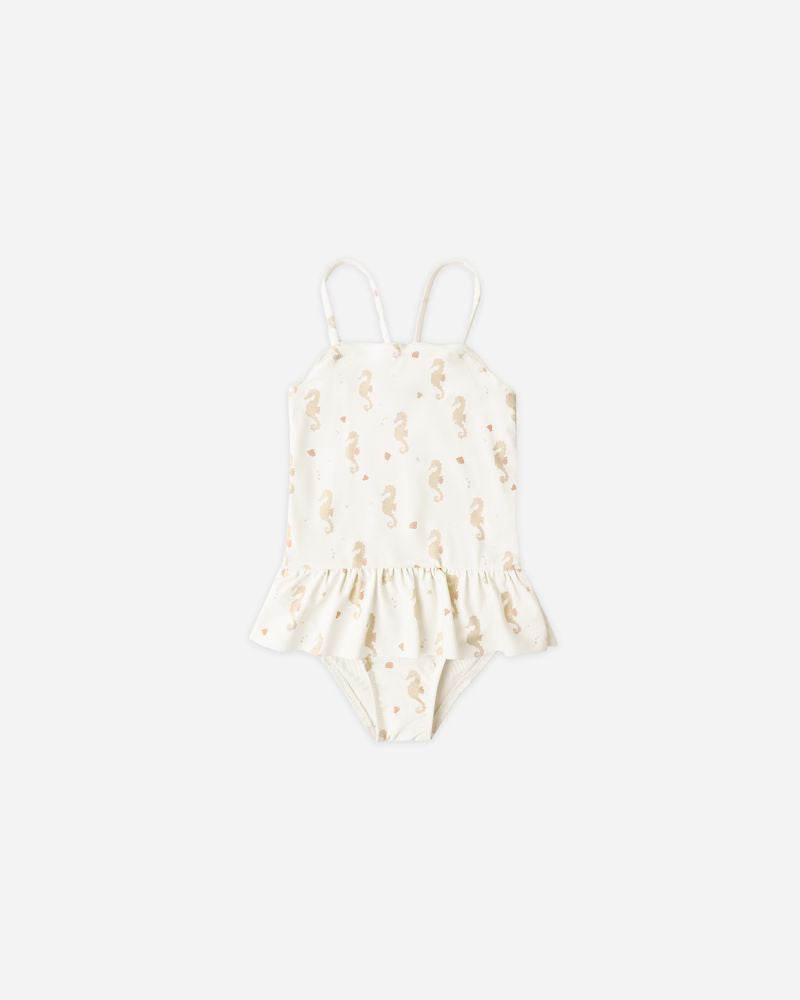 Tori Skirted One-Piece || Seahorses by Rylee + Cru