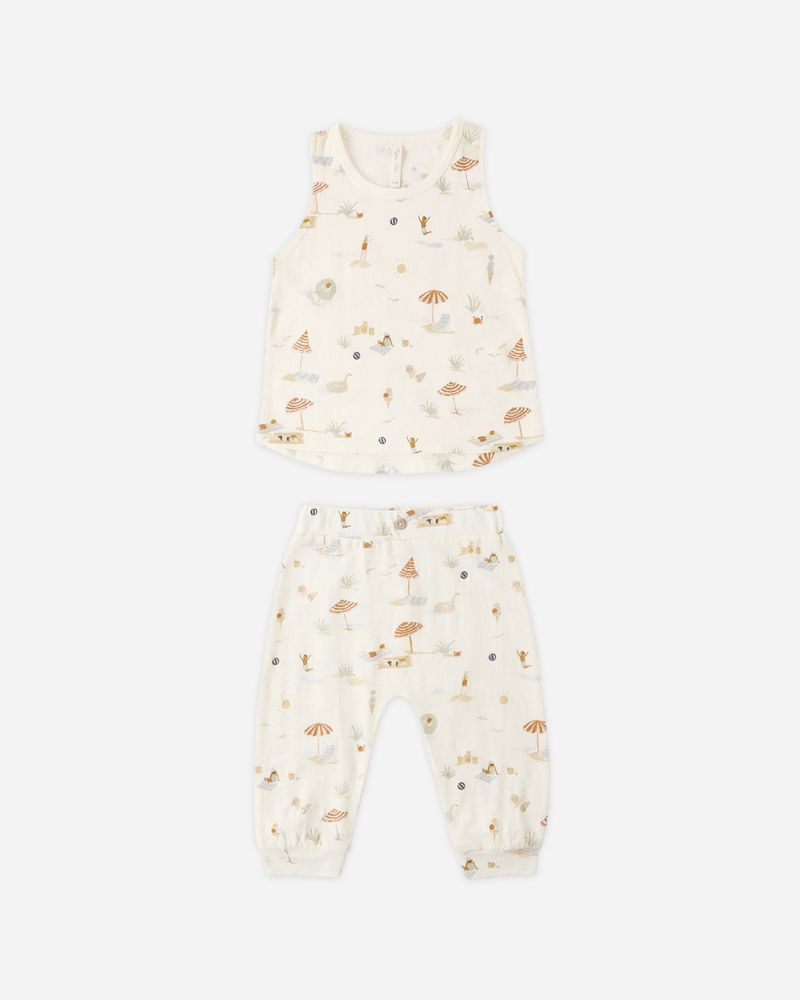 Tank + Slouch Pant Set || Beach Day by Rylee + Cru