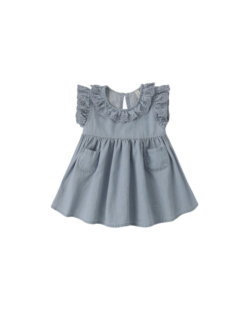 Sophie Dress || Chambray by Quincy Mae