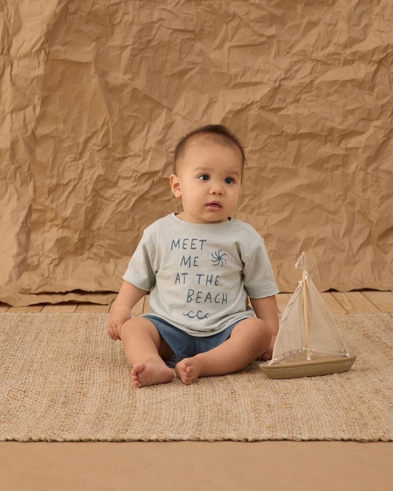 Raw Edge Tee || Meet Me At The Beach by Rylee + Cru
