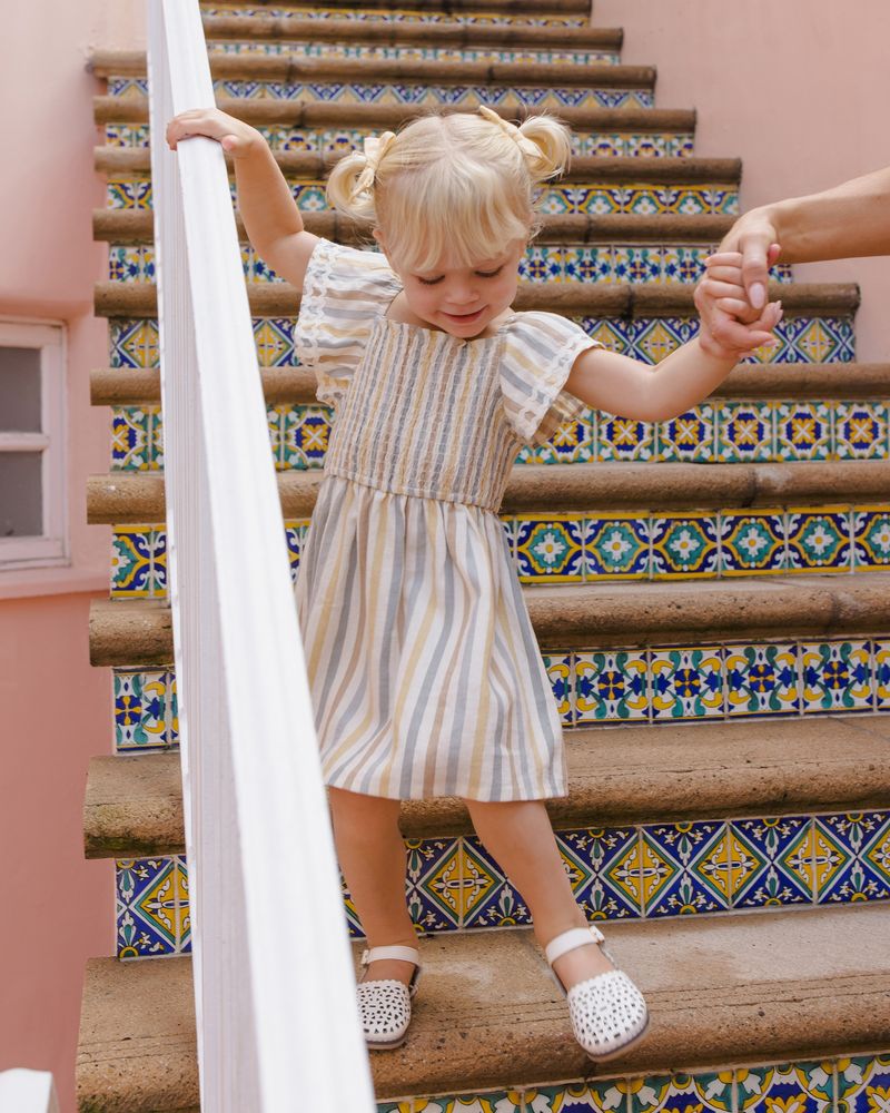 Lindsay Dress || Valencia Stripe by Rylee + Cru
