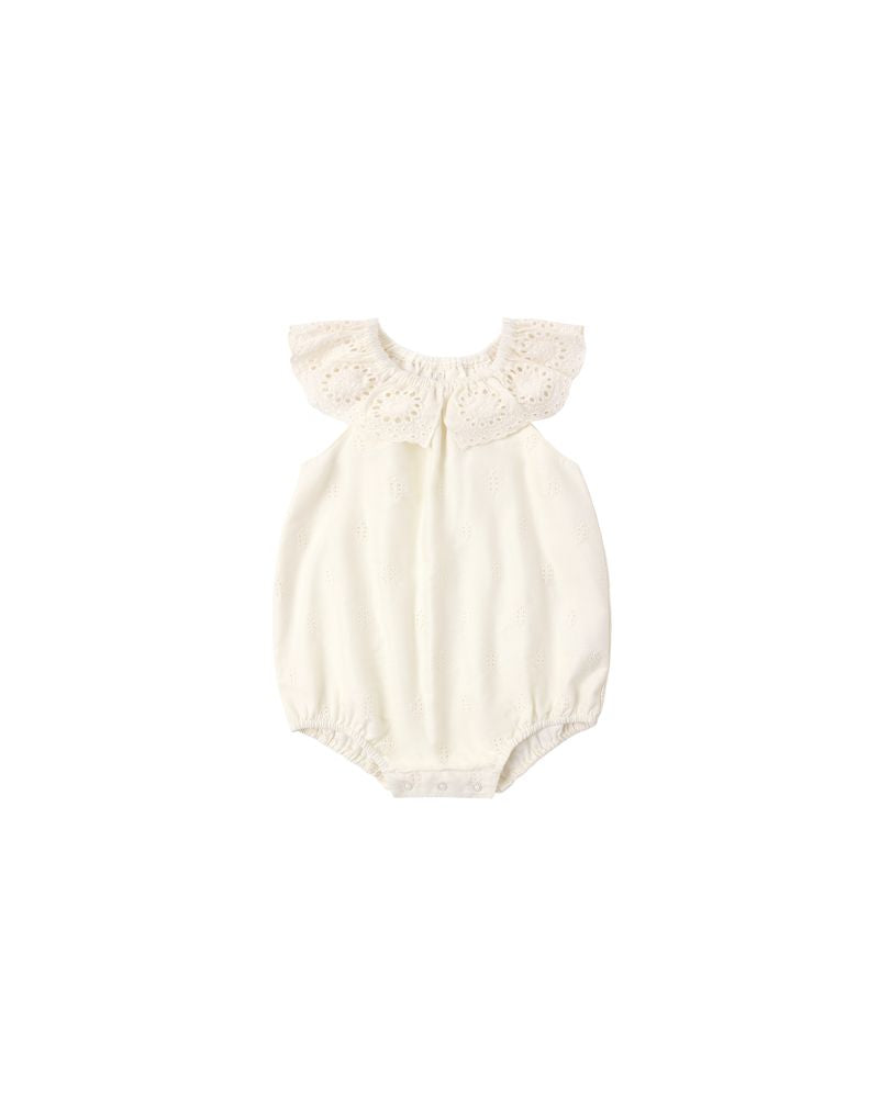 Myla Romper || Ivory by Rylee + Cru