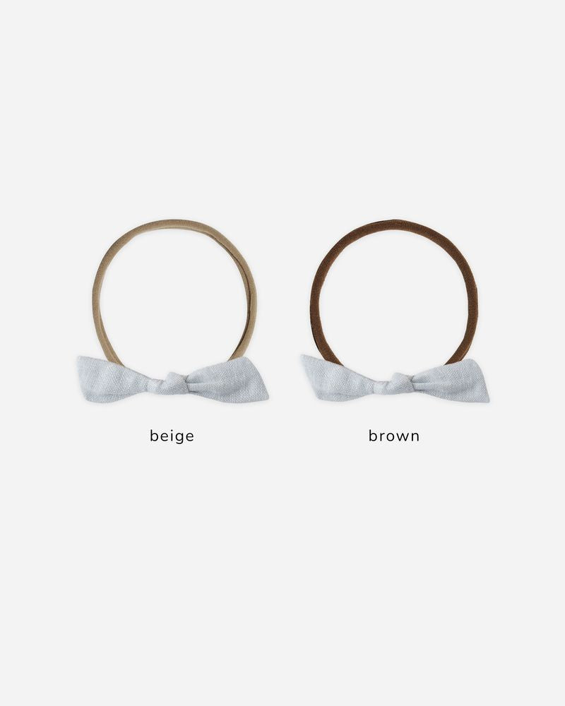Little Knot Headband || Heathered Light Blue by Rylee + Cru