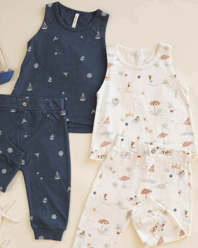 Tank + Slouch Pant Set || Beach Day by Rylee + Cru